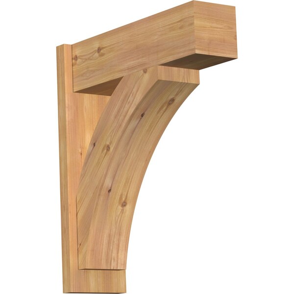 Ekena Millwork Thorton Block Smooth Outlooker, Western Red Cedar, 7 1/2"W x 24"D x 28"H OUT08X24X28THR05SWR - main